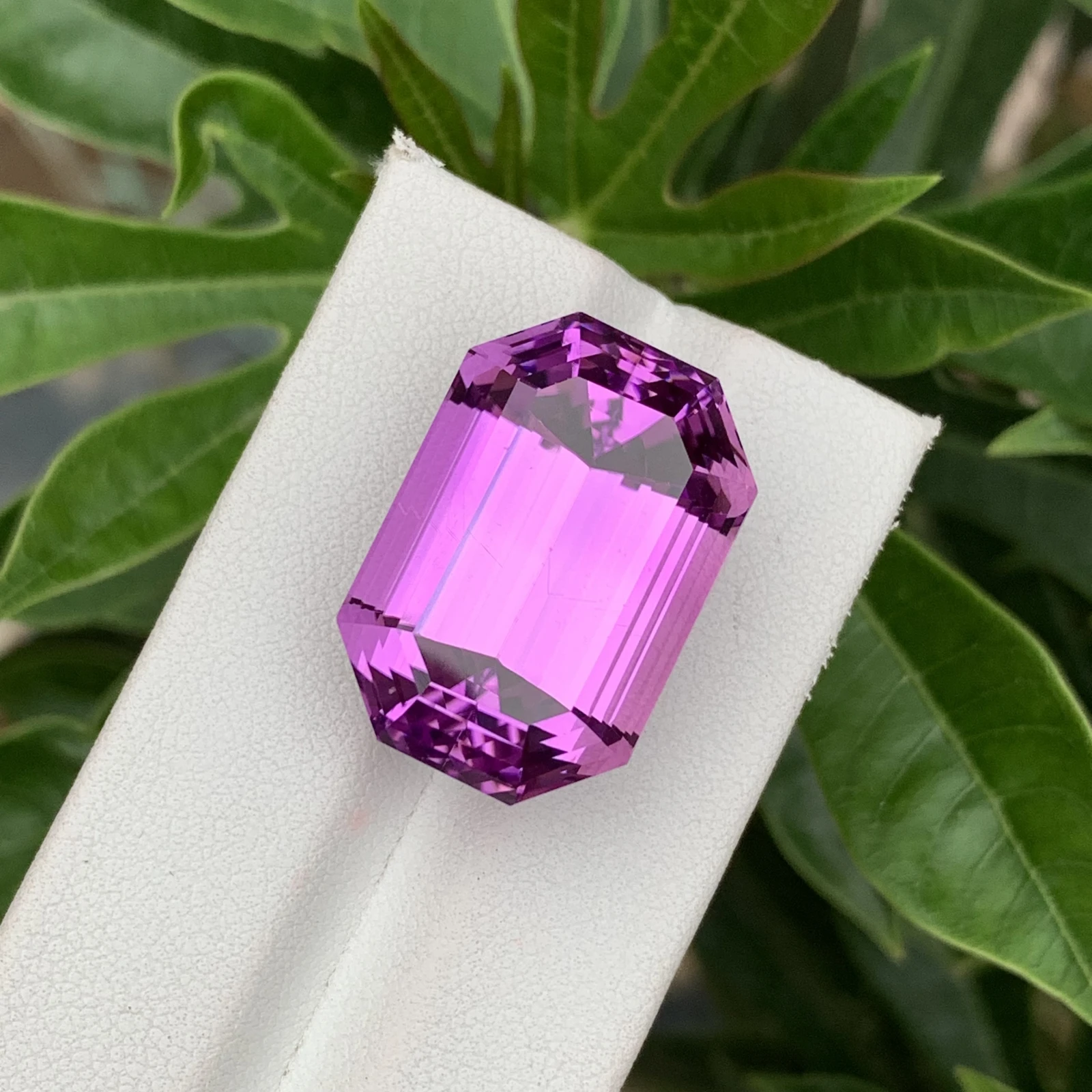 51.65 CT Natural Pinkish Purple Kunzite Octagonal Shape Loose Gemstone — view 6